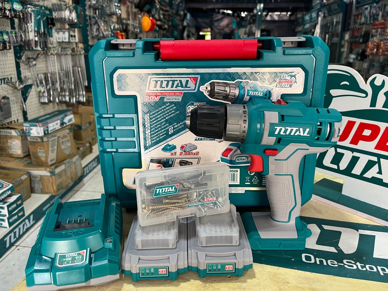 TALADRO 3/8 20V DOS BATERÍAS UTDLI200528